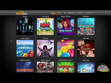 pocket fruity casino